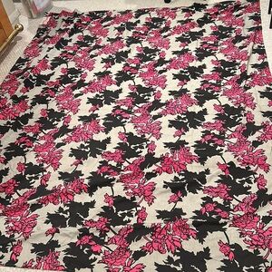 Anthropologie tapestry, black and pink